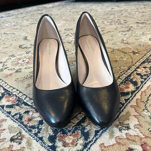 Cole Haan Grand Pump black court shoes BNIB 2.5 inch heel W5.5